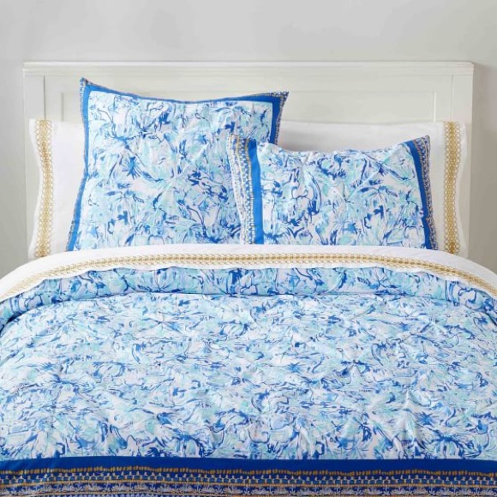 Lilly Pulitzer King Duvet & 3 Euro Shams